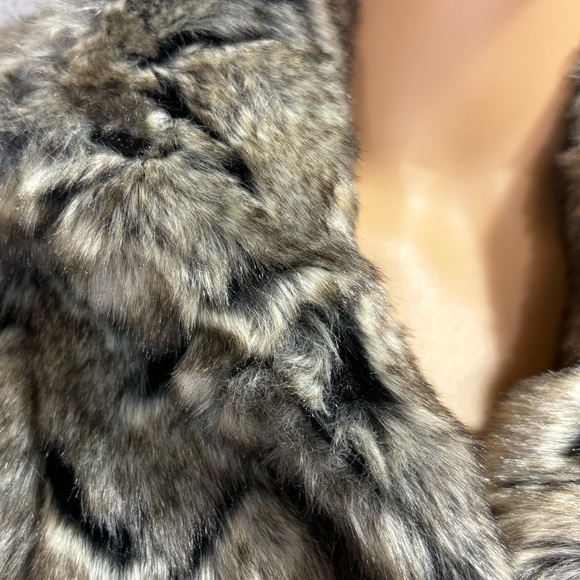 Dennis by Dennis Basso Platinum Faux Fur Coat - Picture 5 of 13